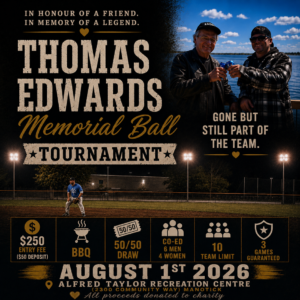 Poster for Edward's memorial tournament